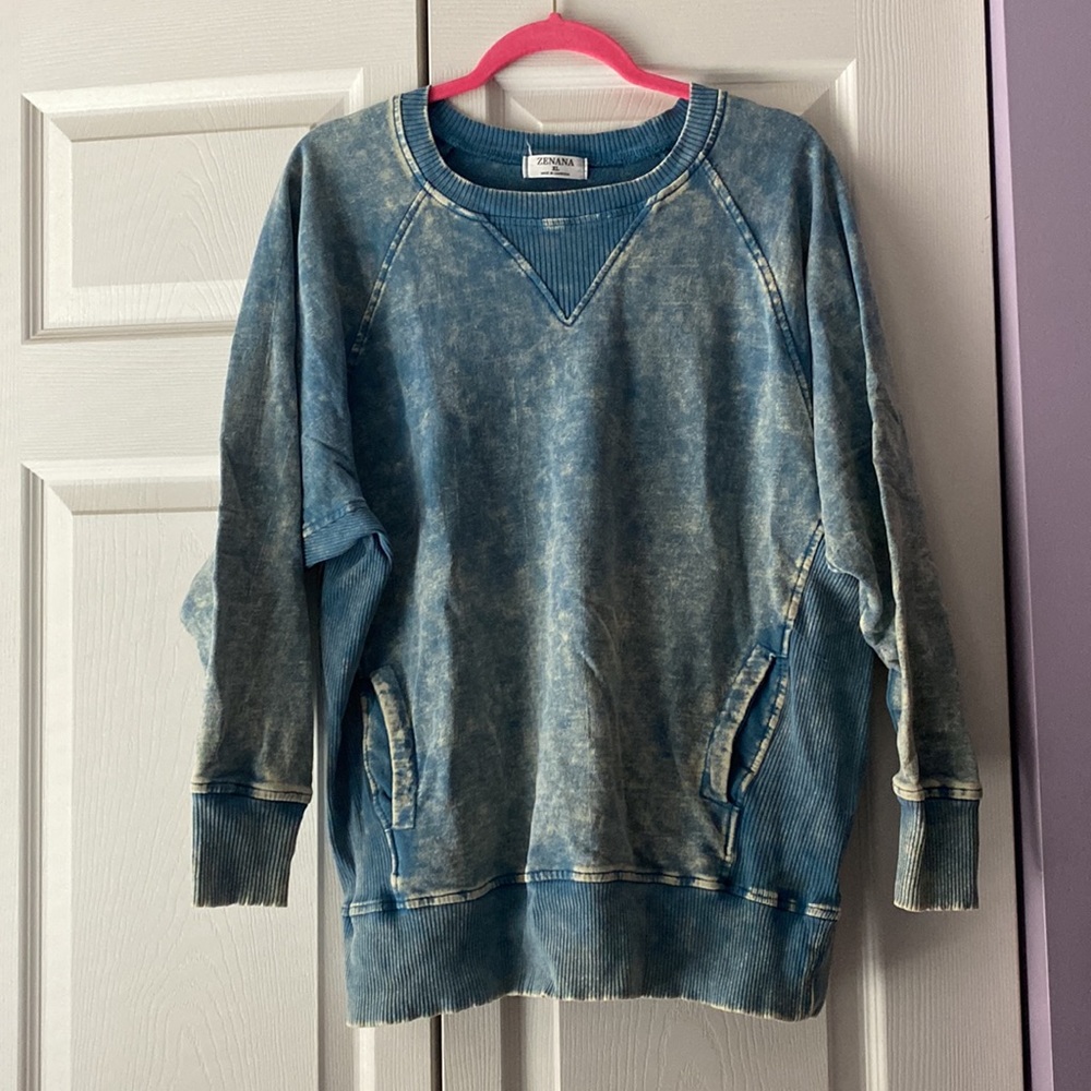 Distressed Hoodie Sweather